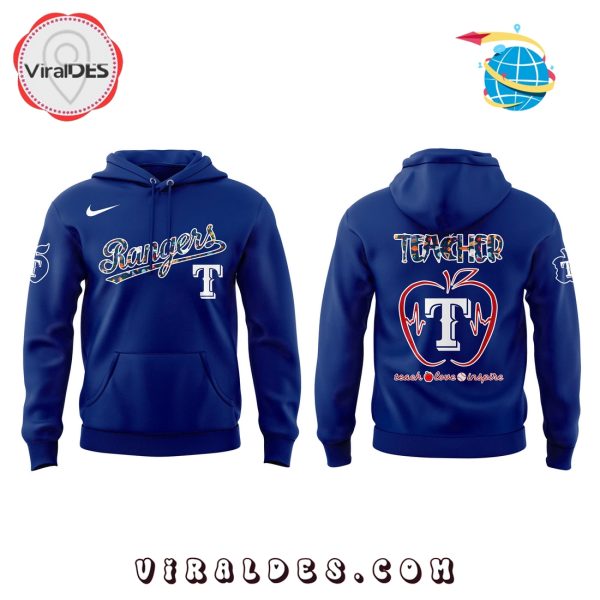 Texas Rangers MLB Teacher Night 2025 Hoodie