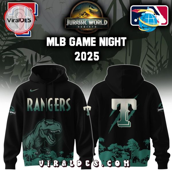 Texas Rangers x Jurassic World Hoodie, Long Pants