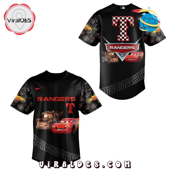Texas Rangers x Lightning McQueen Baseball Jersey