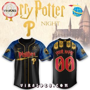 Custom Philadelphia Phillies x Harry Potter Baseball Jersey