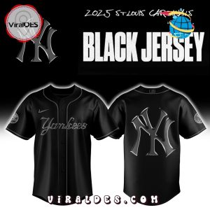 Yankees Back to Black 2025 Baseball Jersey
