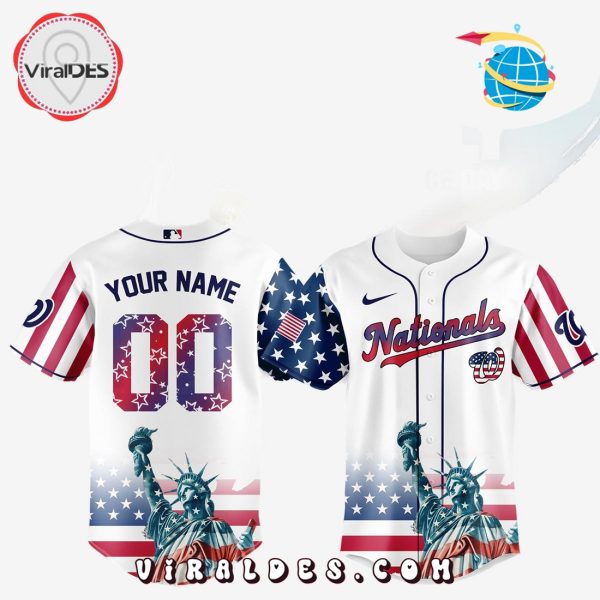 Washington Nationals Custom Independence Day Baseball Jersey