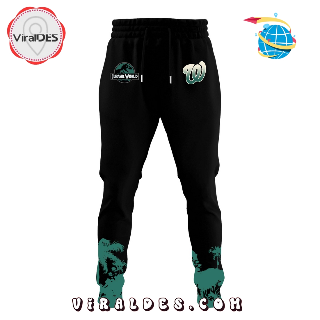 Washington Nationals x Jurassic World Hoodie, Long Pants Washington Nationals x Jurassic World Hoodie, Long Pants