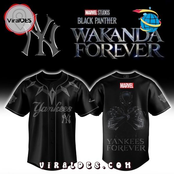 Yankees x Black Panther 2025 Baseball Jersey