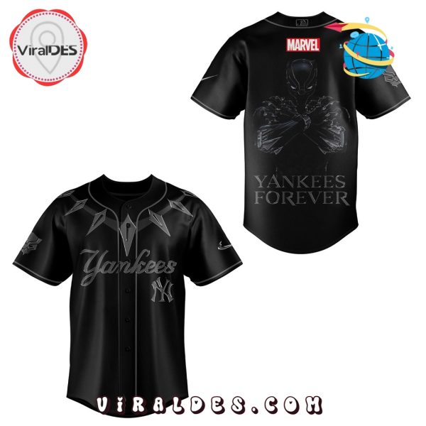 Yankees x Black Panther 2025 Baseball Jersey