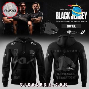 Brisbane Broncos Our Black Uniform Hoodie 2025
