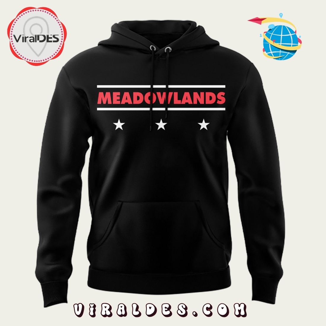 2025 Zach Bryan Meadowlands Black Hoodie 2025 Zach Bryan Meadowlands Black Hoodie