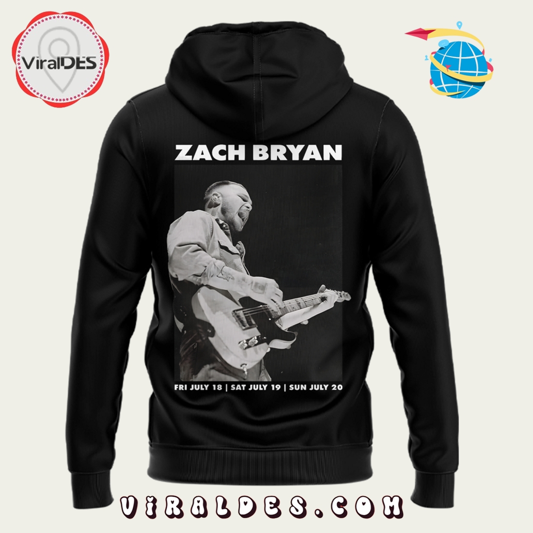 2025 Zach Bryan Meadowlands Black Hoodie 2025 Zach Bryan Meadowlands Black Hoodie