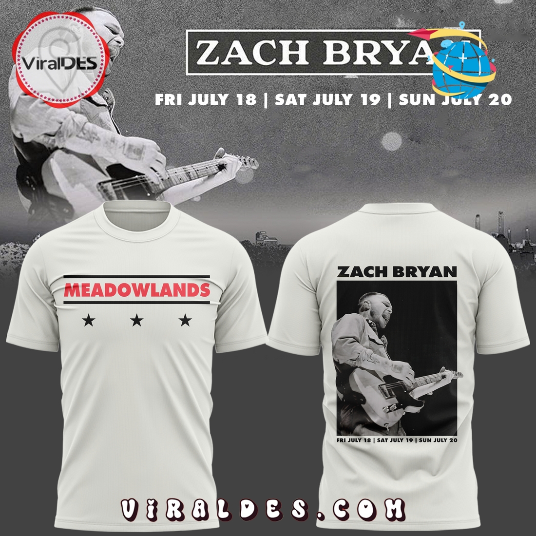 2025 Zach Bryan Meadowlands Cream Hoodie 2025 Zach Bryan Meadowlands Cream Hoodie