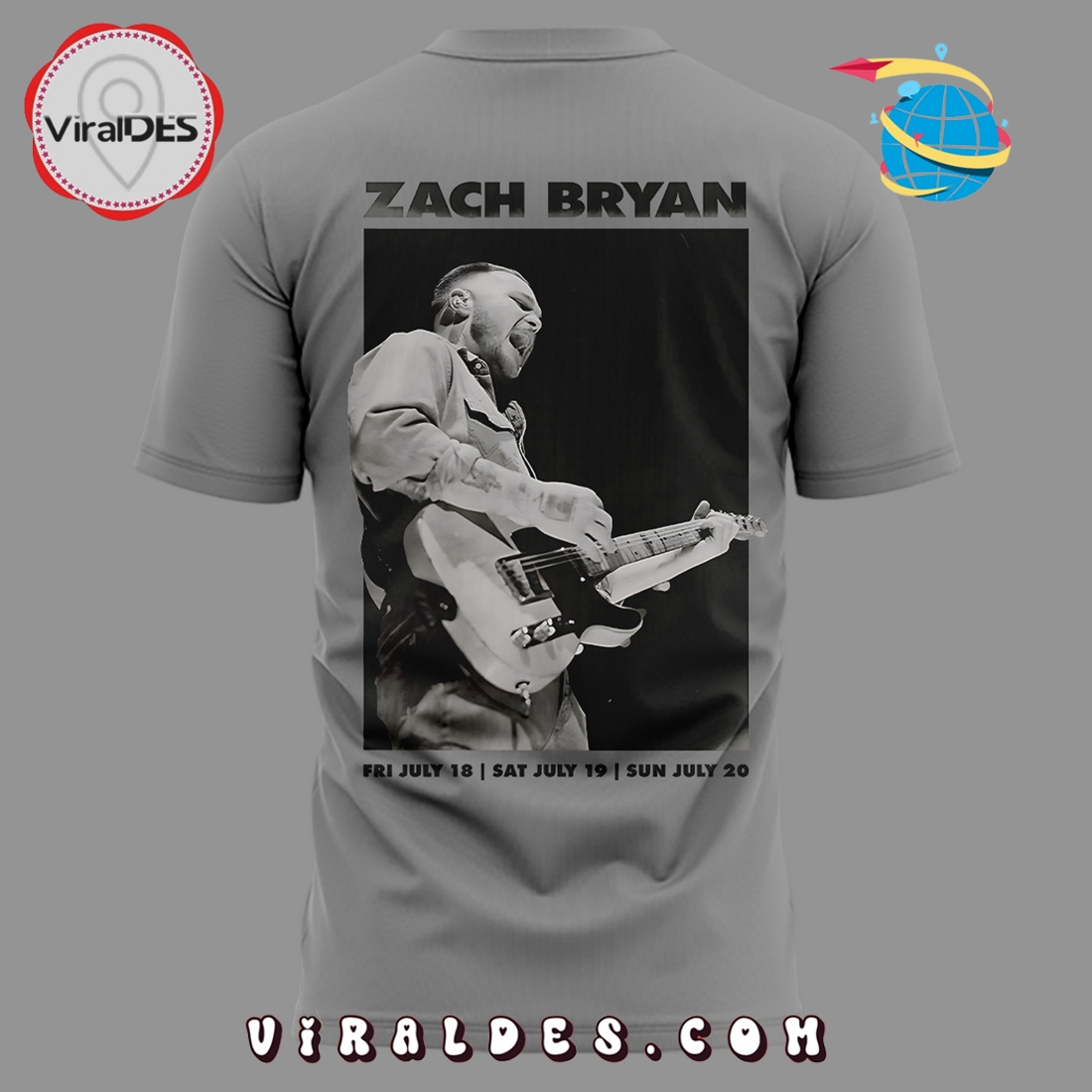 2025 Zach Bryan Meadowlands Grey Shirt 2025 Zach Bryan Meadowlands Grey Shirt