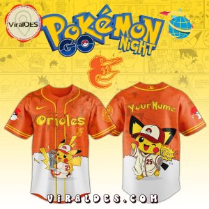Baltimore Orioles x Pokémon GO Night 2025 Baseball Jersey