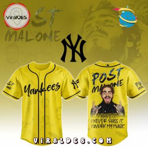 NY Yankees x Post Malone Tour 2025 Baseball Jersey NY Yankees x Post Malone Tour 2025 Baseball Jersey