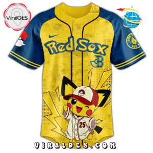 Boston Red Sox x Pokémon GO Night Limited Edition Jersey