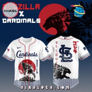 St. Louis Cardinals MLB x Godzilla Baseball Jersey St. Louis Cardinals MLB x Godzilla Baseball Jersey
