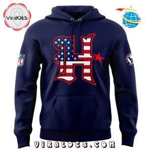 Houston Texans 2025 American Independence Day Hoodie, Cap