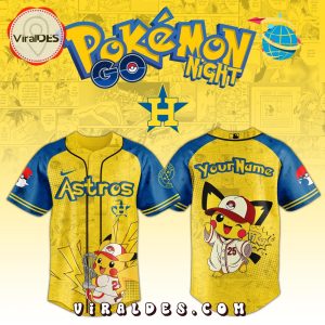 Houston Astros x Pokémon GO Night 2025 Baseball Jersey
