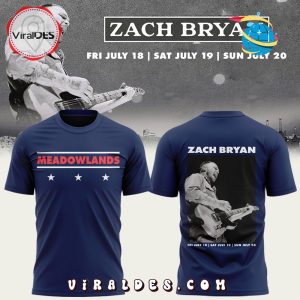 2025 Zach Bryan Meadowlands Blue Hoodie