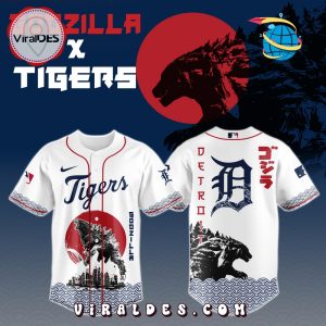 Detroit Tigers MLB x Godzilla Baseball Jersey
