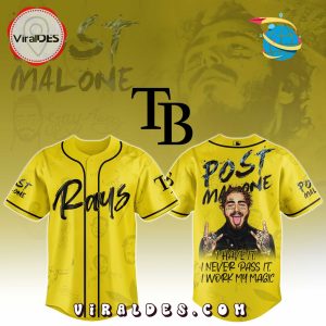 Tampa Bay Rays x Post Malone Tour 2025 Baseball Jersey