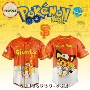 San Francisco Giants x Pokémon GO Night 2025 Baseball Jersey