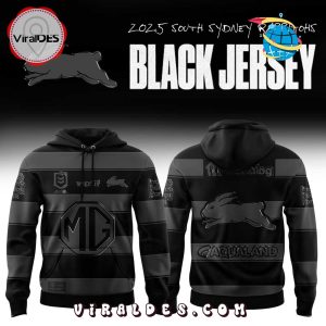 Limited Edition South Sydney Rabbitohs Back In Black Hoodie