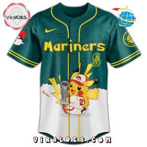 Seattle Mariners x Pokémon GO Night 2025 Baseball Jersey