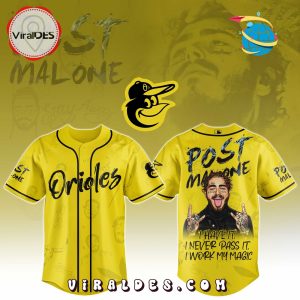 Baltimore Orioles x Post Malone Tour 2025 Baseball Jersey