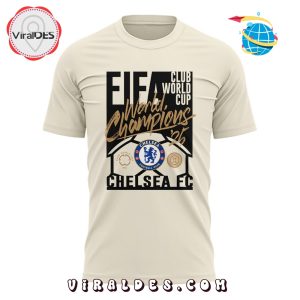 Chelsea 2025 FIFA Club World Cup Champions Cream Shirt