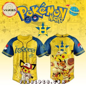 Houston Astros x Pokémon GO Night Limited Edition Jersey
