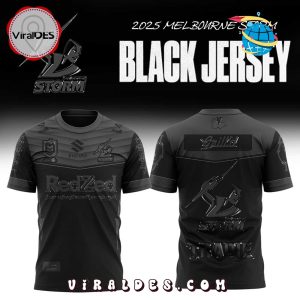 Melbourne Storm Back In Black Limited Edition Hoodie