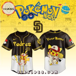 San Diego Padres x Pokémon GO Night 2025 Baseball Jersey