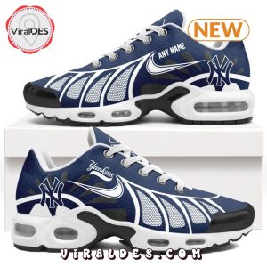 MLB New York Yankees Custom Air Max Plus Shoes