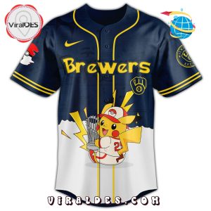 Milwaukee Brewers x Pokémon GO Night 2025 Baseball Jersey