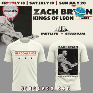 Zach Bryan Kings Of Leon 2025 Meadowlands Hoodie