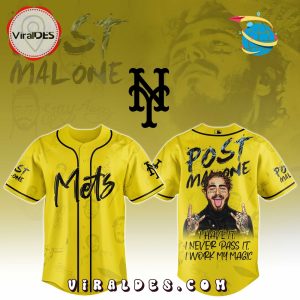 NY Mets x Post Malone Tour 2025 Baseball Jersey NY Mets x Post Malone Tour 2025 Baseball Jersey