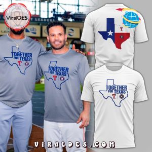 Houston Astros Together For Texas White Shirt