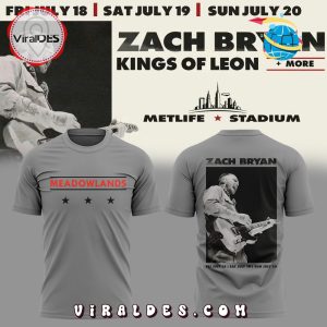 2025 Zach Bryan Meadowlands Grey Shirt