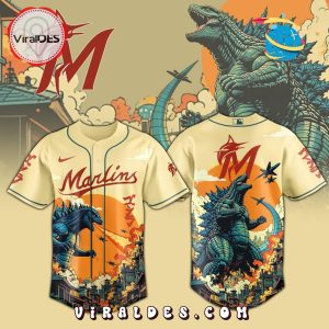 Miami Marlins 2025 Godzilla Limited Edition Jersey Miami Marlins 2025 Godzilla Limited Edition Jersey