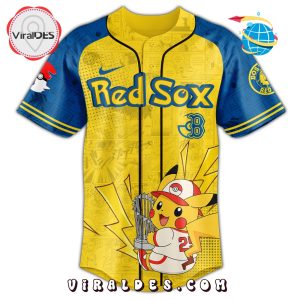 Boston Red Sox x Pokémon GO Night 2025 Baseball Jersey