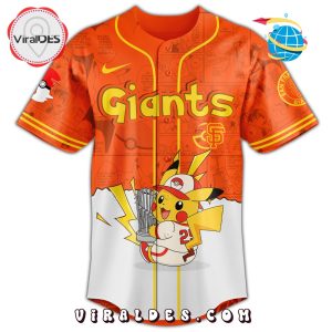 San Francisco Giants x Pokémon GO Night 2025 Baseball Jersey
