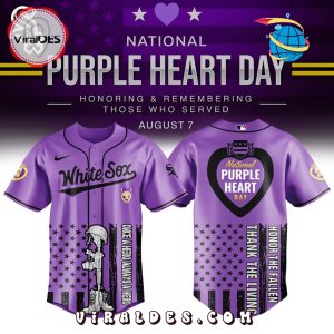 Chicago White Sox MLB x Purple Heart Day Baseball Jersey