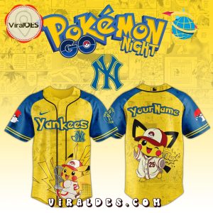 New York Yankees x Pokémon GO Night 2025 Baseball Jersey