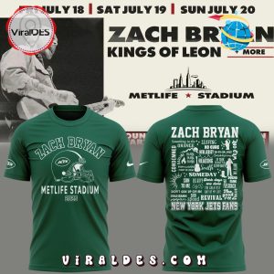 New York Jets x Zach Bryan Metlife Stadium 2025 Hoodie