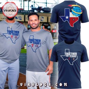 Houston Astros Together For Texas Blue Hoodie 2025