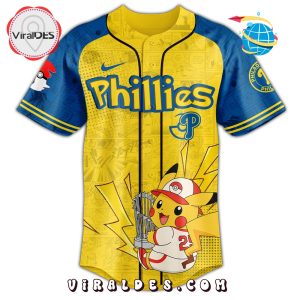 Philadelphia Phillies x Pokémon GO Night 2025 Baseball Jersey