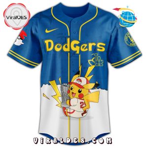 Dodgers x Pokémon GO Night 2025 Baseball Jersey