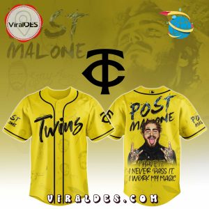 Minnesota Twins x Post Malone Tour 2025 Baseball Jersey