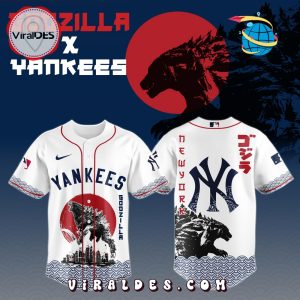 New York Yankees MLB x Godzilla Baseball Jersey