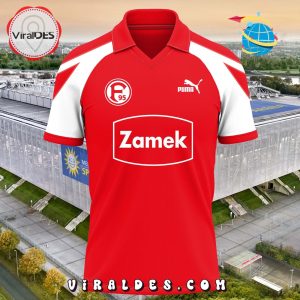 Fortuna Düsseldorf 1990-91 Away Kit Retro Polo
