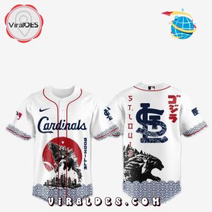 St. Louis Cardinals MLB x Godzilla Baseball Jersey